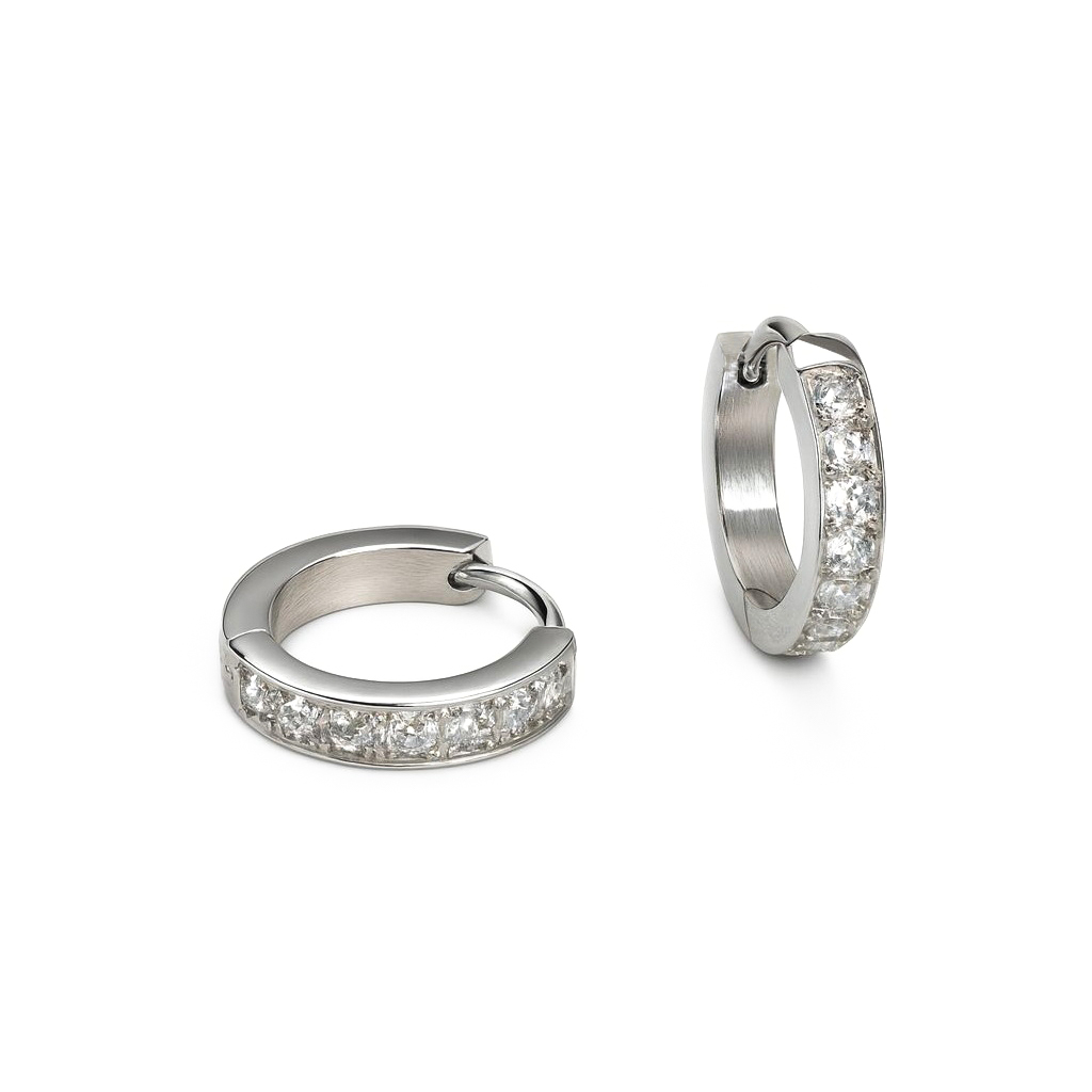 kleine edelstahl creolen